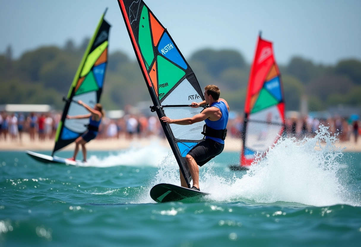 windsurf  plage